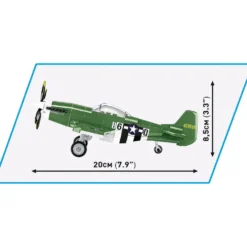 North American P-51D Mustang - Byggklossar - 5860 - COBI - 1:48