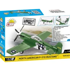 North American P-51D Mustang - Byggklossar - 5860 - COBI - 1:48