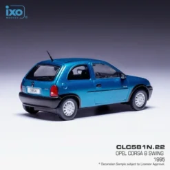 Opel Corsa B Swing - 1995 - Blågrön - Ixo - 1:43