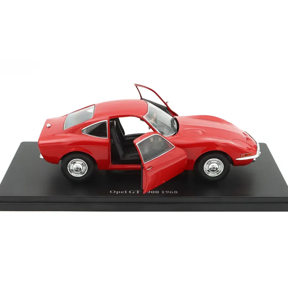 Opel GT 1900 - 1968 - Röd - Hachette Models - 1:24