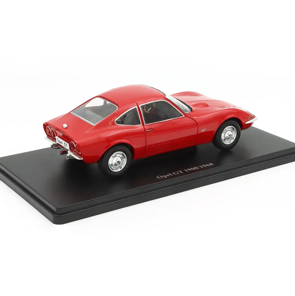 Opel GT 1900 - 1968 - Röd - Hachette Models - 1:24