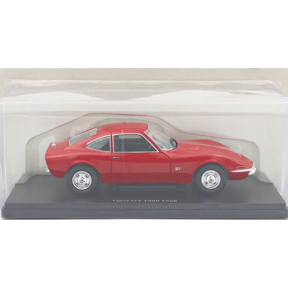 Opel GT 1900 - 1968 - Röd - Hachette Models - 1:24