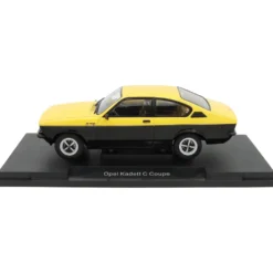 Opel Kadett C Coupé GT/E - Gul / Svart - 1975 - MCG - 1:18