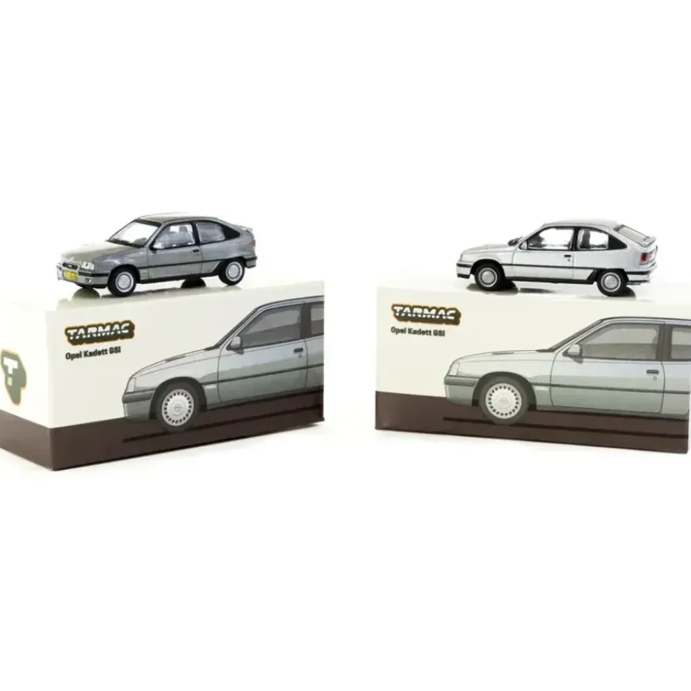 Opel Kadett GSi - Silver - GLOBAL64 - Tarmac Works - 1:64