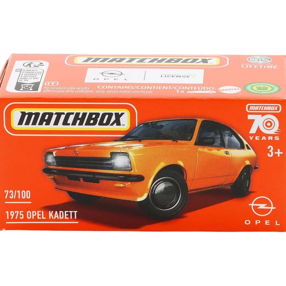 1975 Opel Kadett - Orange - Power Grab - Matchbox