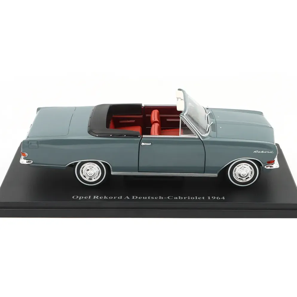 Opel Rekord A Deutsch-Cabriolet - 1964 - Grå - Atlas - 1:24