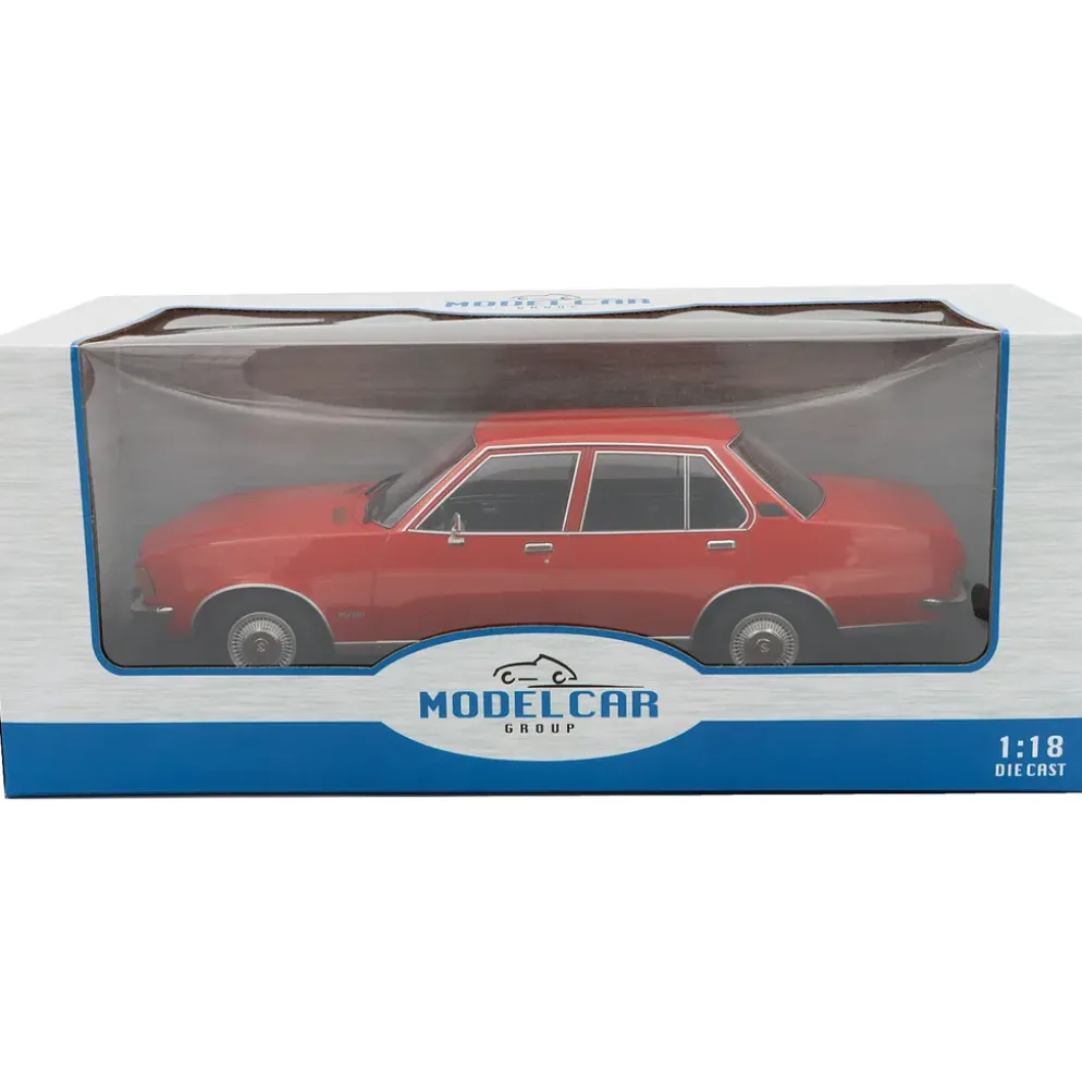 Opel Rekord D - Röd - 1972 - MCG - 1:18