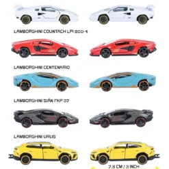 5-pack med Lamborghini - Giftpack - Majorette