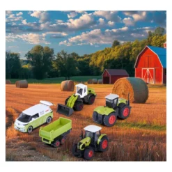 5-pack med lantbruksfordon - Farm - Claas - Majorette
