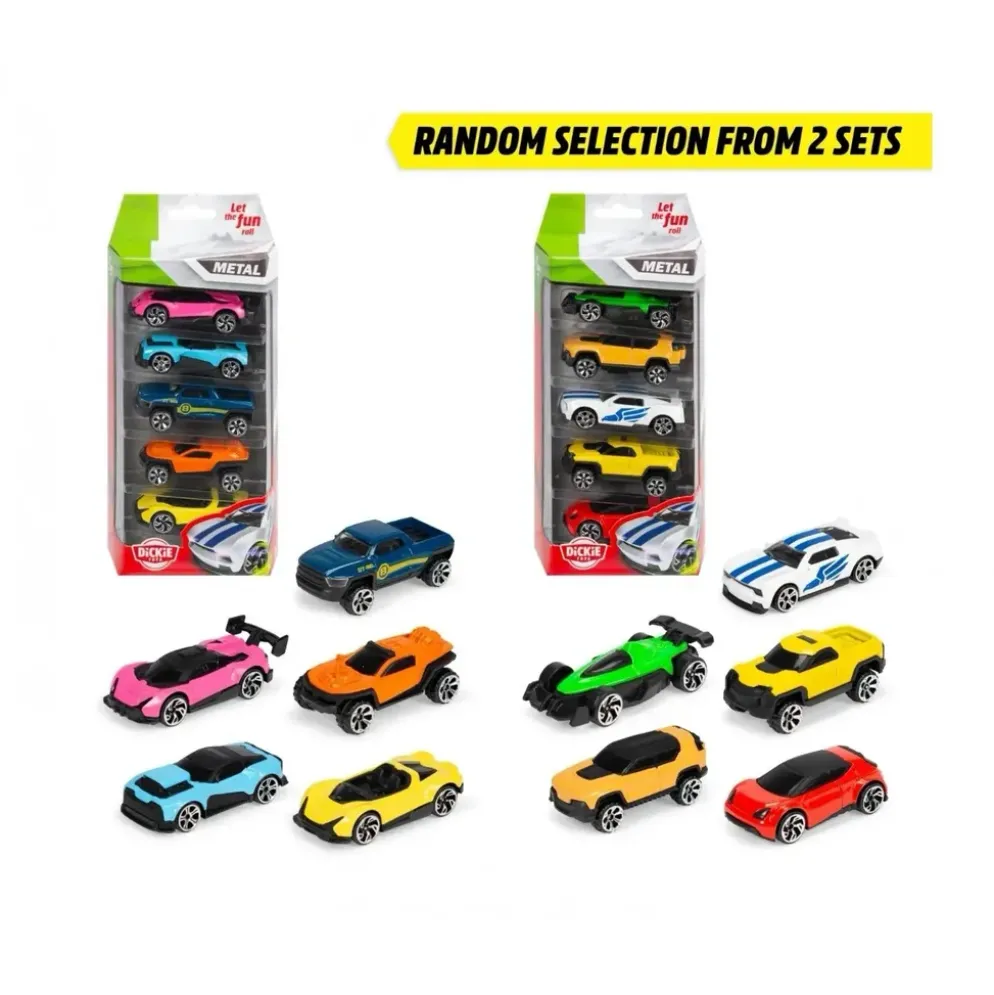 5-pack med Leksaksbilar från Dickie Toys