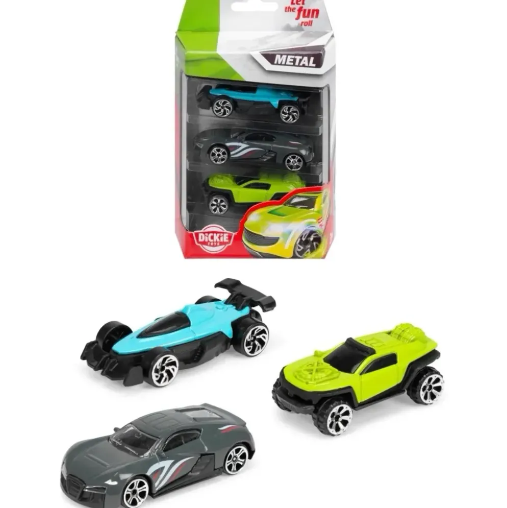 3-pack med Leksaksbilar från Dickie Toys