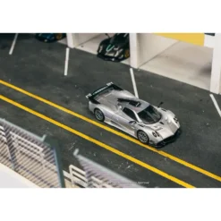 Pagani Huayra R - Satin Silver - GLOBAL64 - Tarmac Works - 1:64