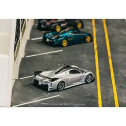 Pagani Huayra R - Satin Silver - GLOBAL64 - Tarmac Works - 1:64