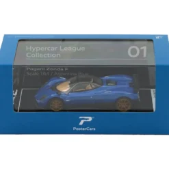 Pagani Zonda F - Blå - PosterCars - 1:64