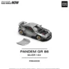 Pandem Toyota GR86 - Silver - 235 - Pop Race - 1:64