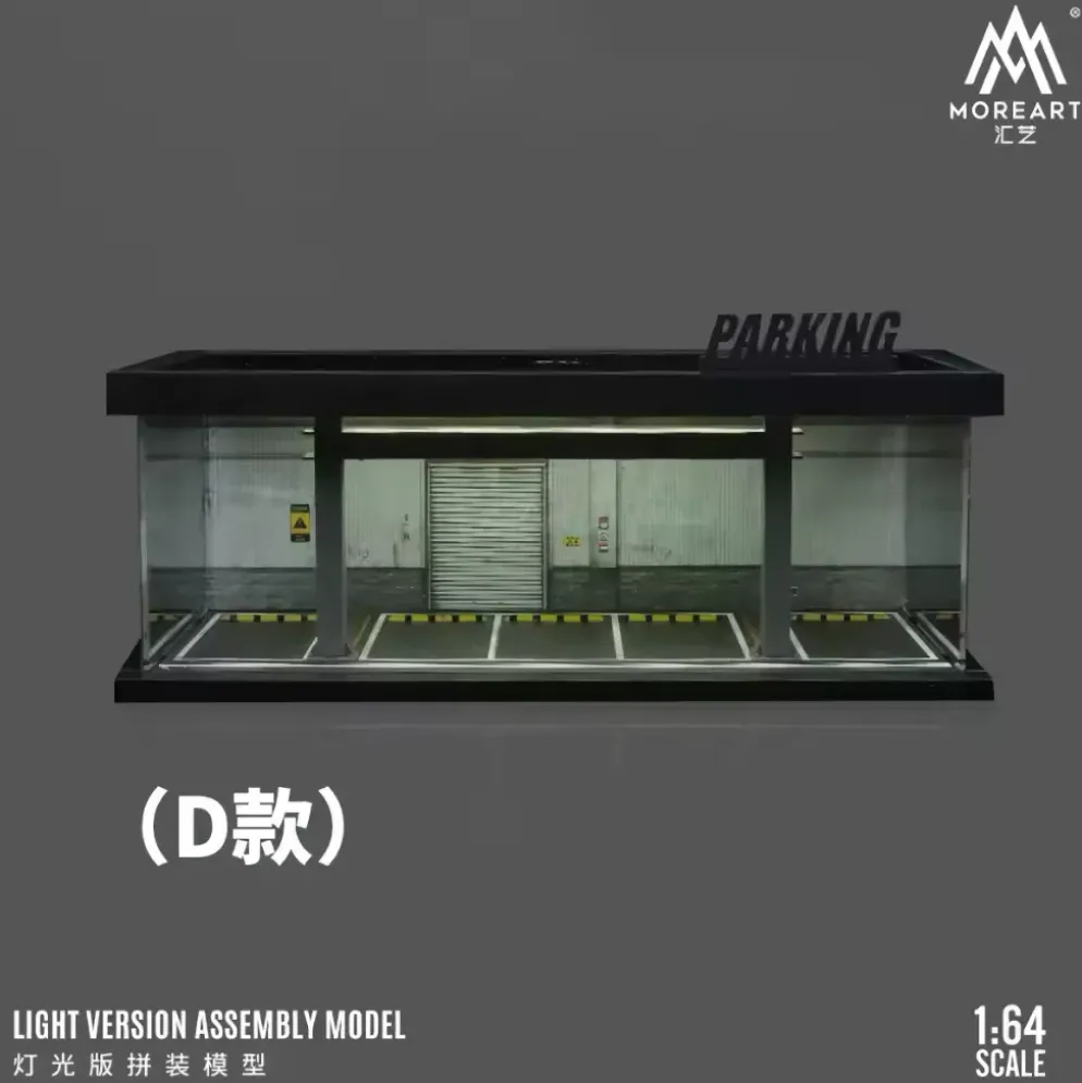 Parking lot - Parkering Diorama - LED-belysning - 1:64