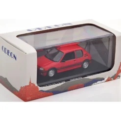 Peugeot 205 GTI 1.9 1988 - Röd - Odeon - 1:43