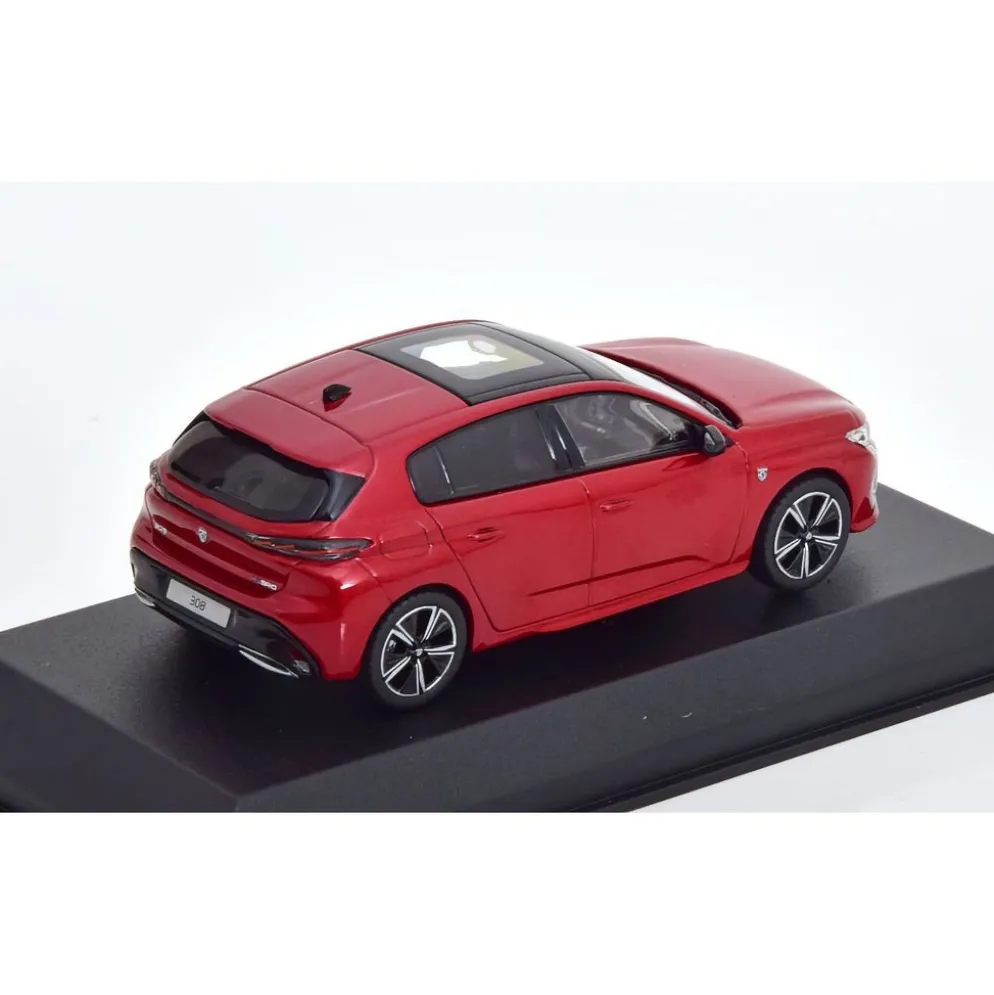 Peugeot 308 GT 2021 - Röd - Norev - 1:43