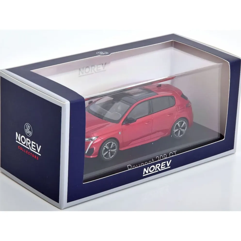 Peugeot 308 GT 2021 - Röd - Norev - 1:43