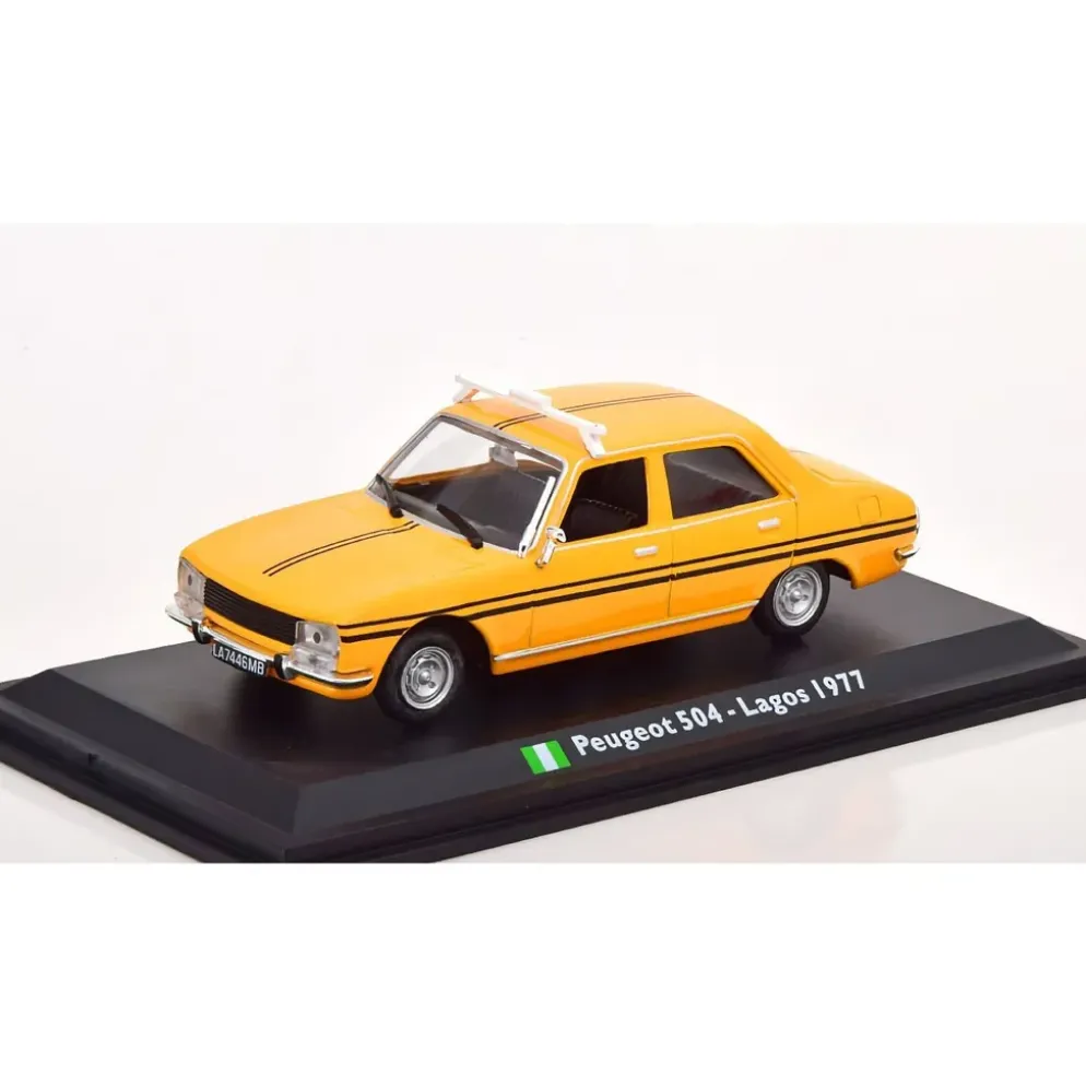 Peugeot 504 - Taxi Lagos 1977 - Altaya - 1:43