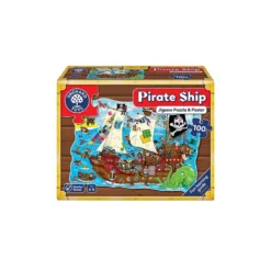 Piratskepp pussel och poster
