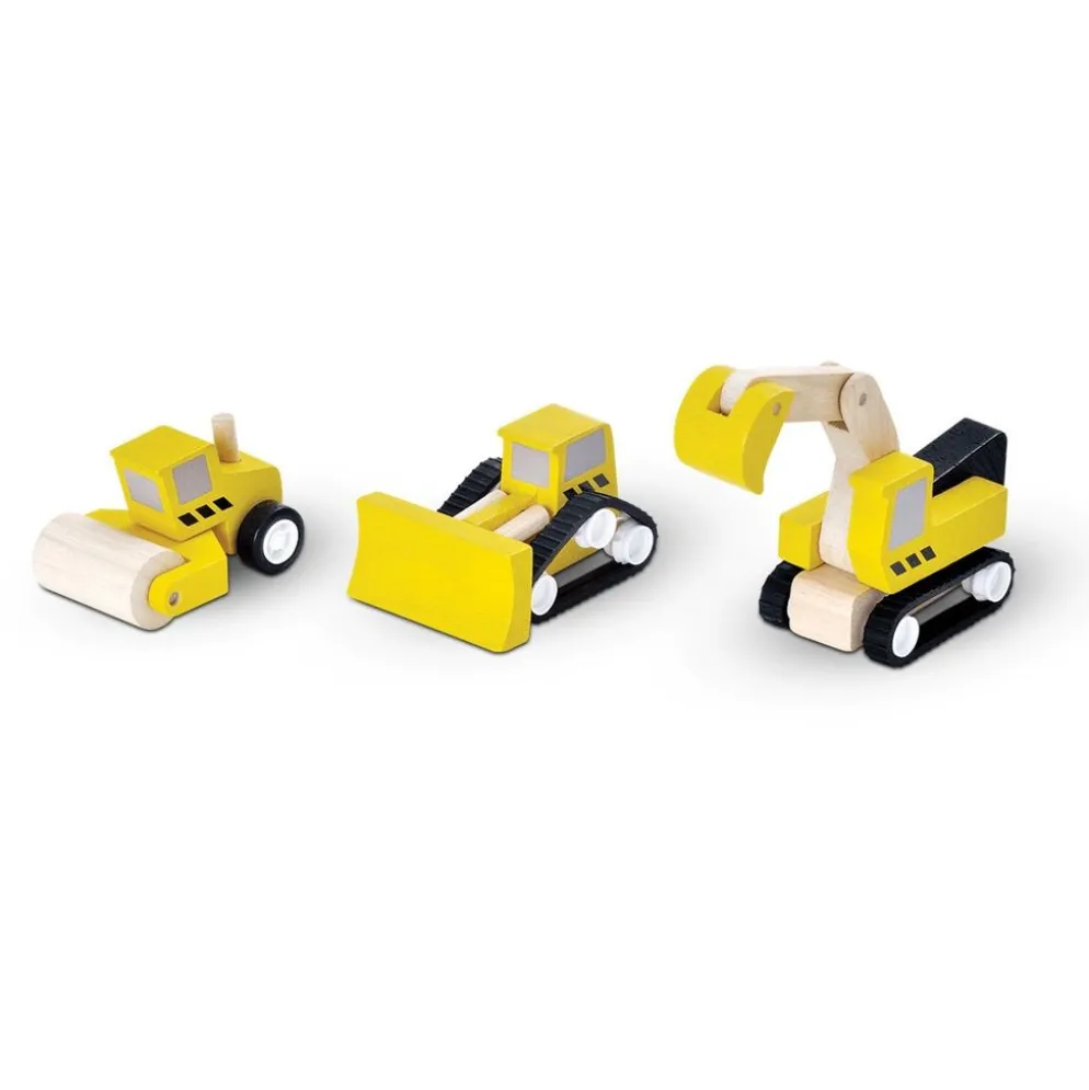 PlanToys vägarbetsfordon