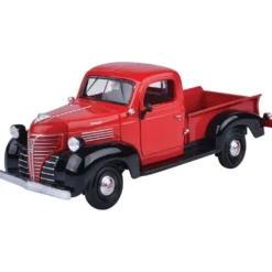 1941 Plymouth Pickup - Röd - Motormax - 1:24