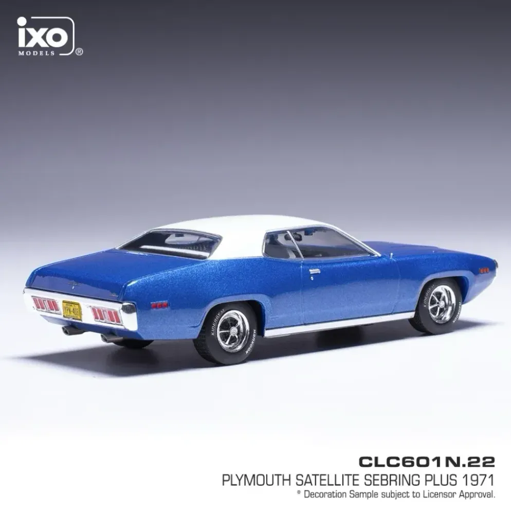 Plymouth Satellite Sebring Plus - 1971 - Blå - Ixo Models - 1:43