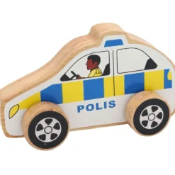Polisbil i trä från Lanka Kade