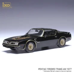Pontiac Firebird Trans Am - 1977 - Svart / Guld - Ixo Models - 1:43
