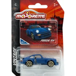 Porsche 934 - Blå - Vintage - Majorette - 7 cm