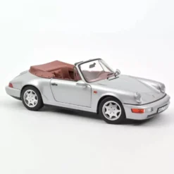 Porsche 911 Carrera 2 Cabriolet - 1990 - Silver - Norev - 1:18