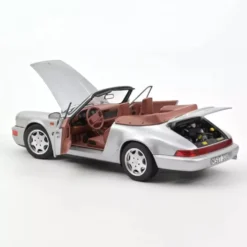 Porsche 911 Carrera 2 Cabriolet - 1990 - Silver - Norev - 1:18