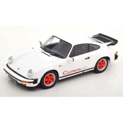 Porsche 911 Carrera Clubsport 1989 - Vit/Röd - KK-Scale 1:18