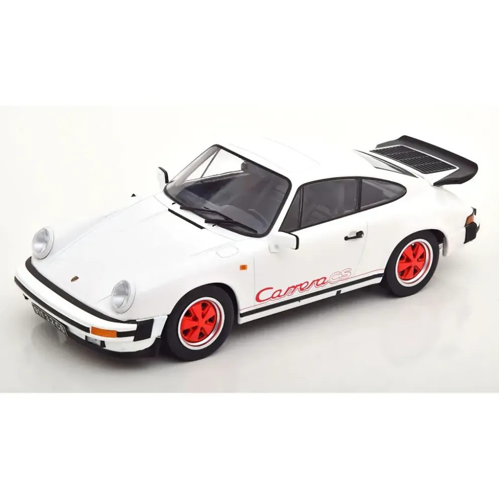 Porsche 911 Carrera Clubsport 1989 - Vit/Röd - KK-Scale 1:18