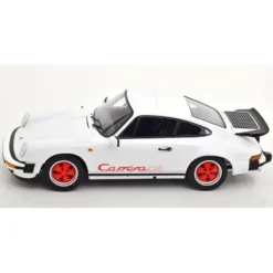 Porsche 911 Carrera Clubsport 1989 - Vit/Röd - KK-Scale 1:18