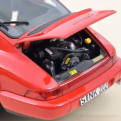 Porsche 911 Carrera 2 - 1990 - Röd - Norev - 1:18