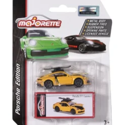 Porsche 911 Carrera S - Gul - Majorette