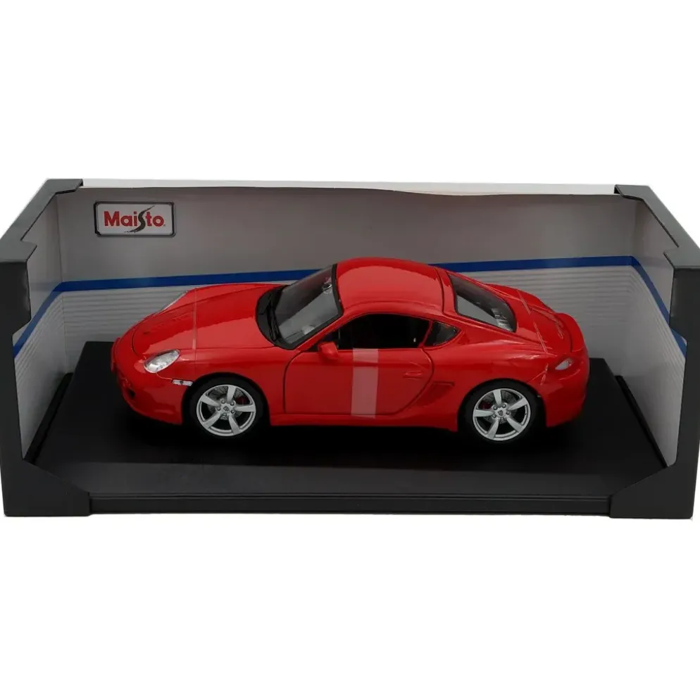 Porsche Cayman S - Röd - Maisto - 1:18