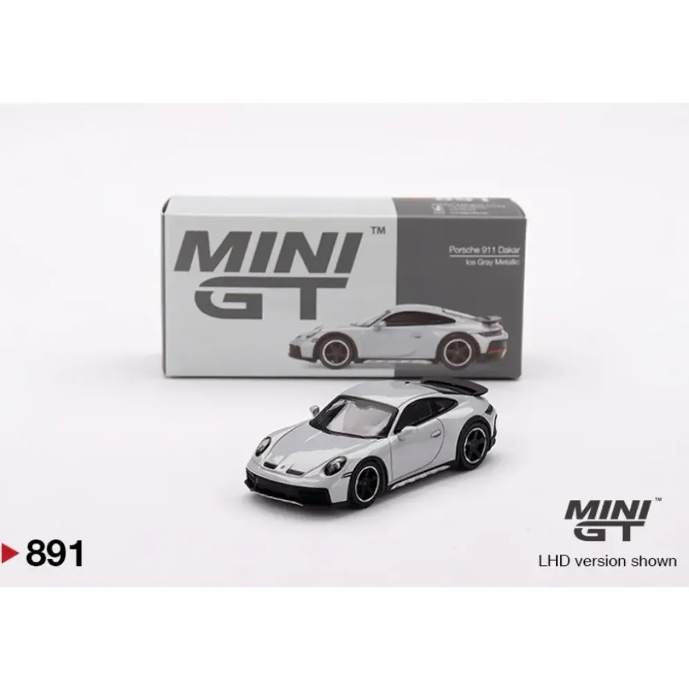 Porsche 911 Dakar - Ice Gray Metallic - 891 - Mini GT - 1:64