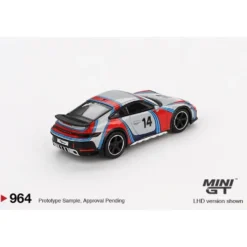 Porsche 911 (992) Dakar - Ice Gray Metallic "Rally 1978" - 964 - Mini GT