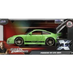Porsche 911 GT3 (997) - Grön - 2007 - Fast X - Jada Toys - 1:24