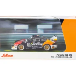 Porsche 911 GT2 #91 - 24h Le Mans 1995 - Schuco x Tarmac Works - 1:64