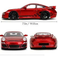 Porsche 911 GT3 (997) - Röd - Pink Slips - Jada Toys - 1:24