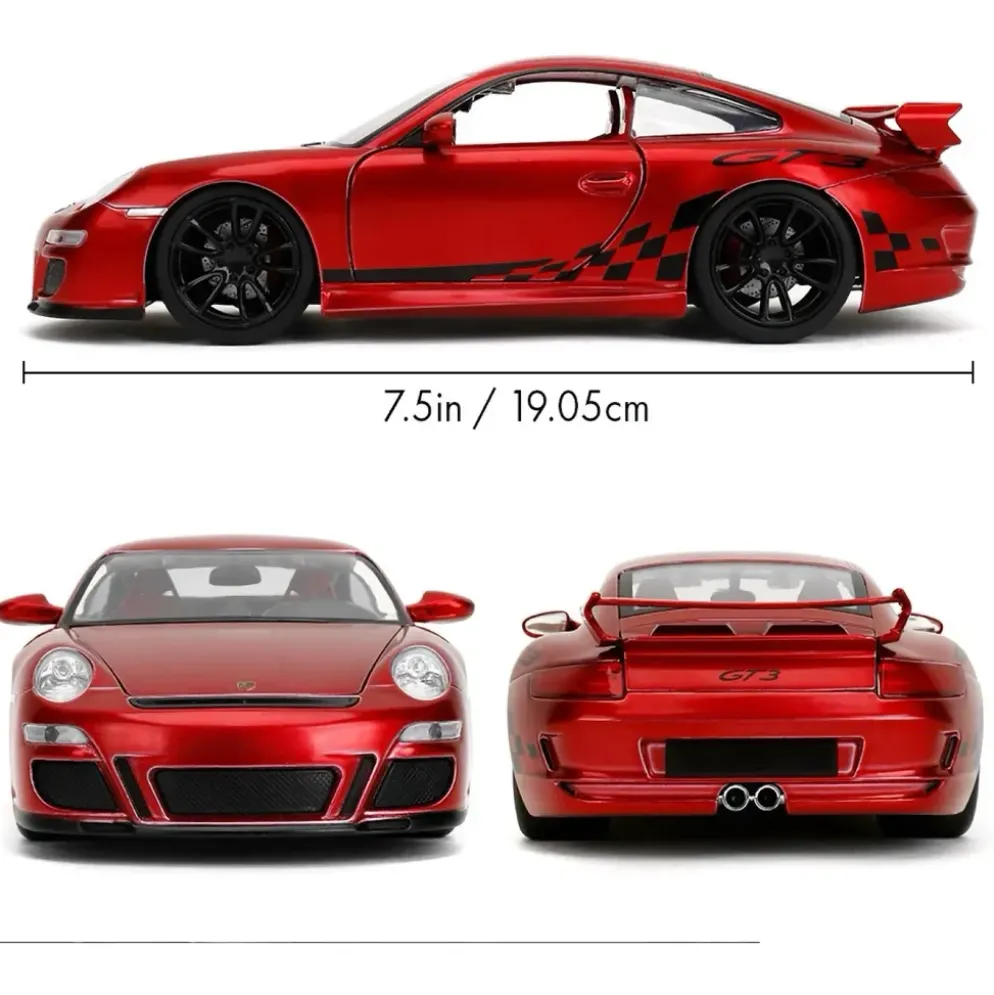 Porsche 911 GT3 (997) - Röd - Pink Slips - Jada Toys - 1:24