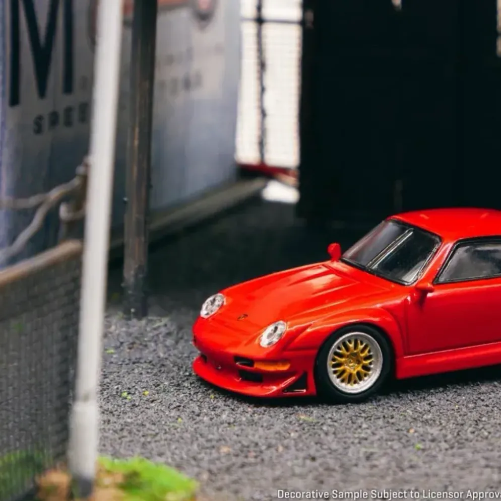 Porsche 911 GT2 - Röd - Tarmac x Schuco - 1:64