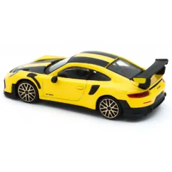 Porsche 911 (997) GT2 RS - Gul / Svart - Bburago - 11 cm