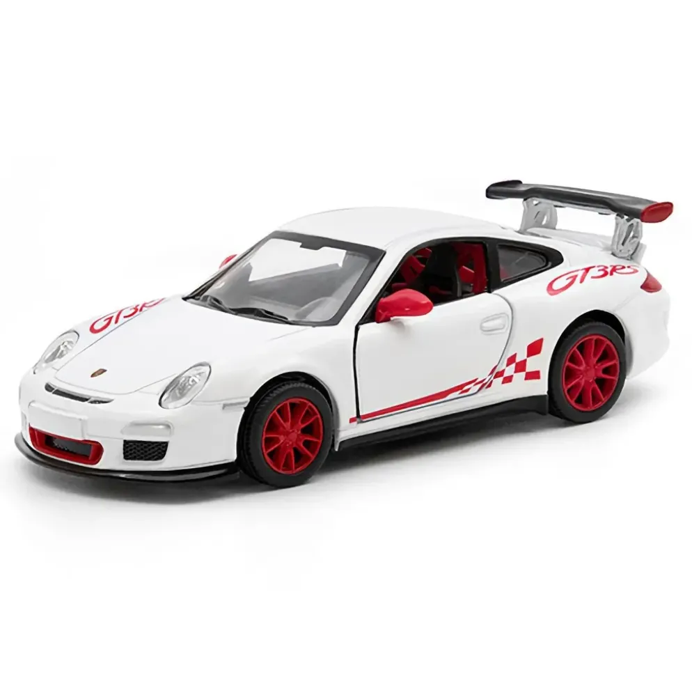 2010 Porsche 911 GT3 RS - Kinsmart - 1:36 - Vit