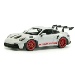Porsche 911 (993) GT3 RS - 2023 - Ljusgrå / Röd - Solido - 1:43