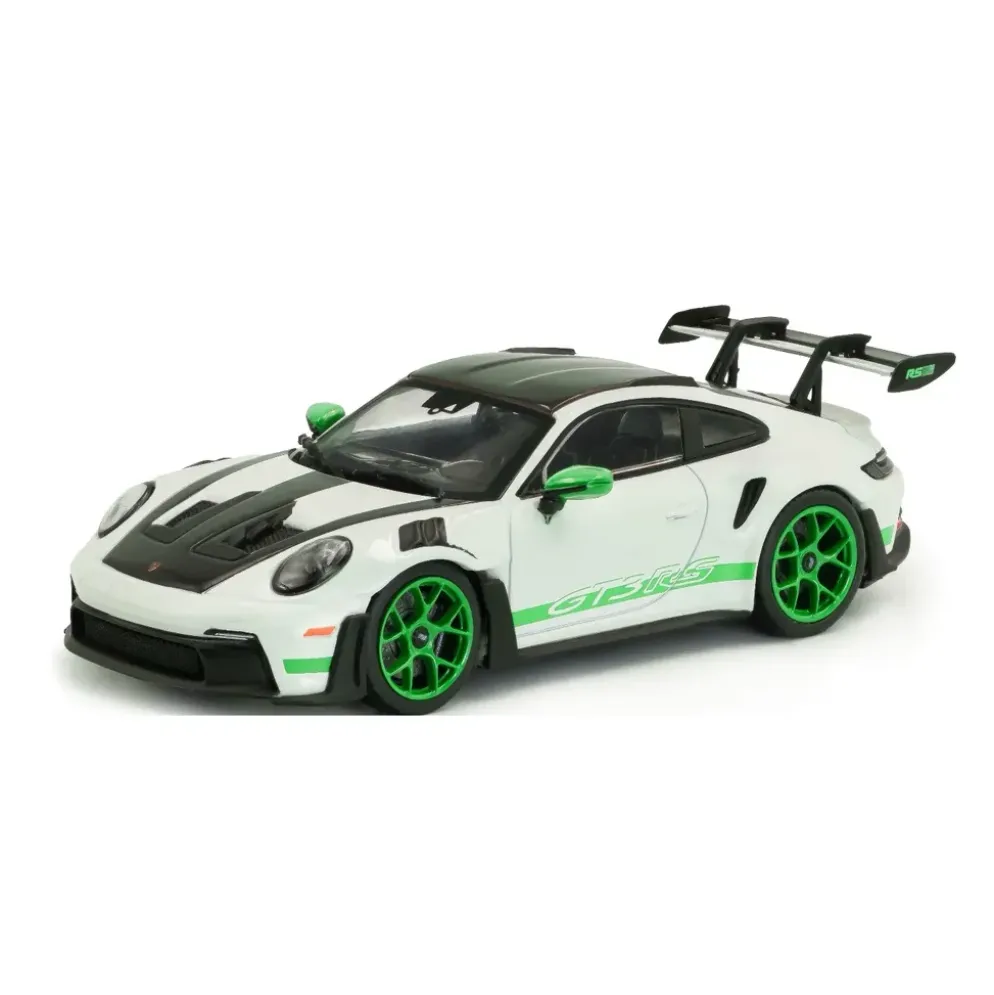 Porsche 911 (993) GT3 RS - 2023 - Vit / Grön - Solido - 1:43